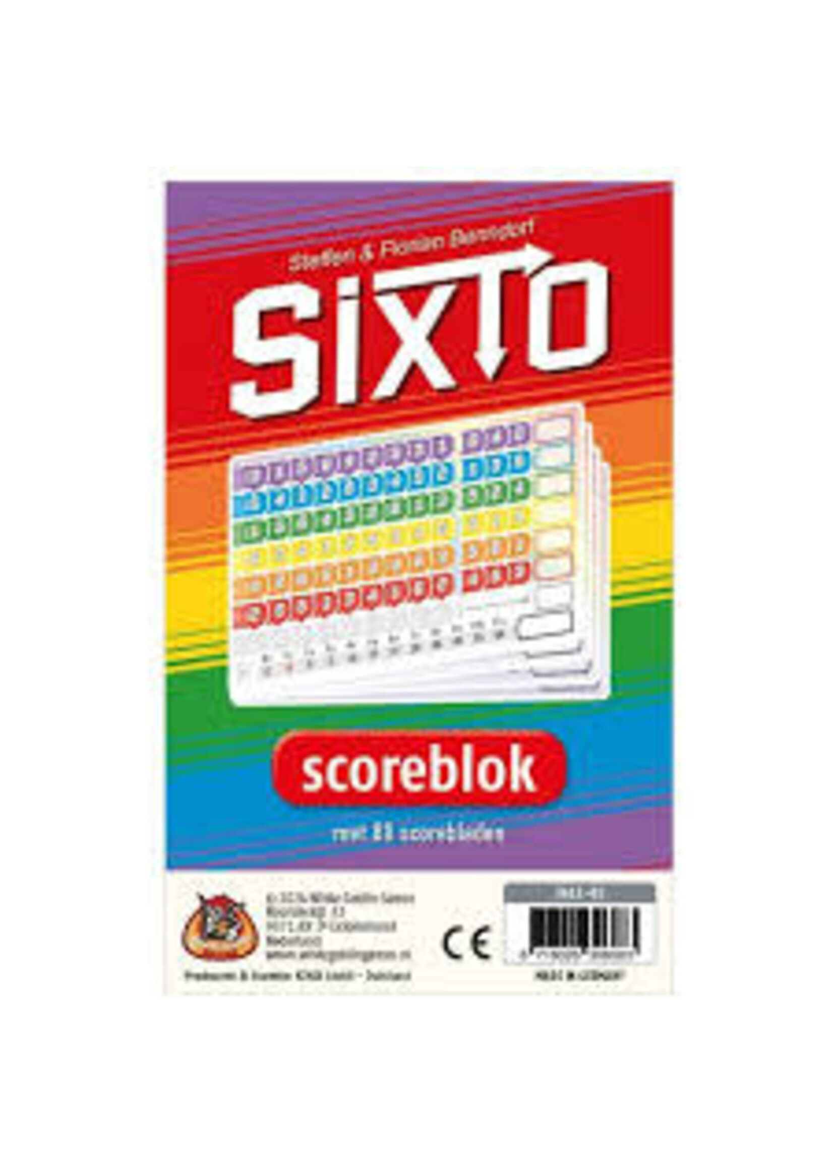 WhiteGoblinGames WGG Sixto  Scoreblok