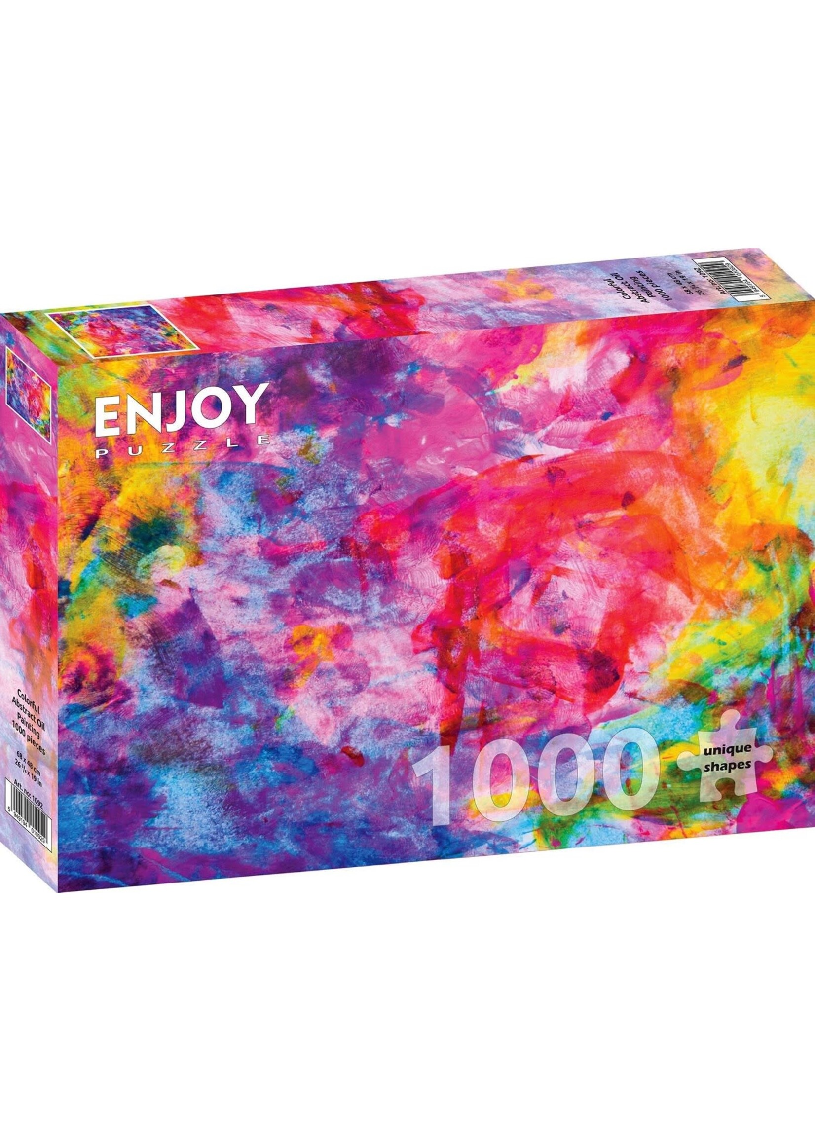 Enjoy Puzzle Enjoy Colourful Abstract Oil Painting (1000)