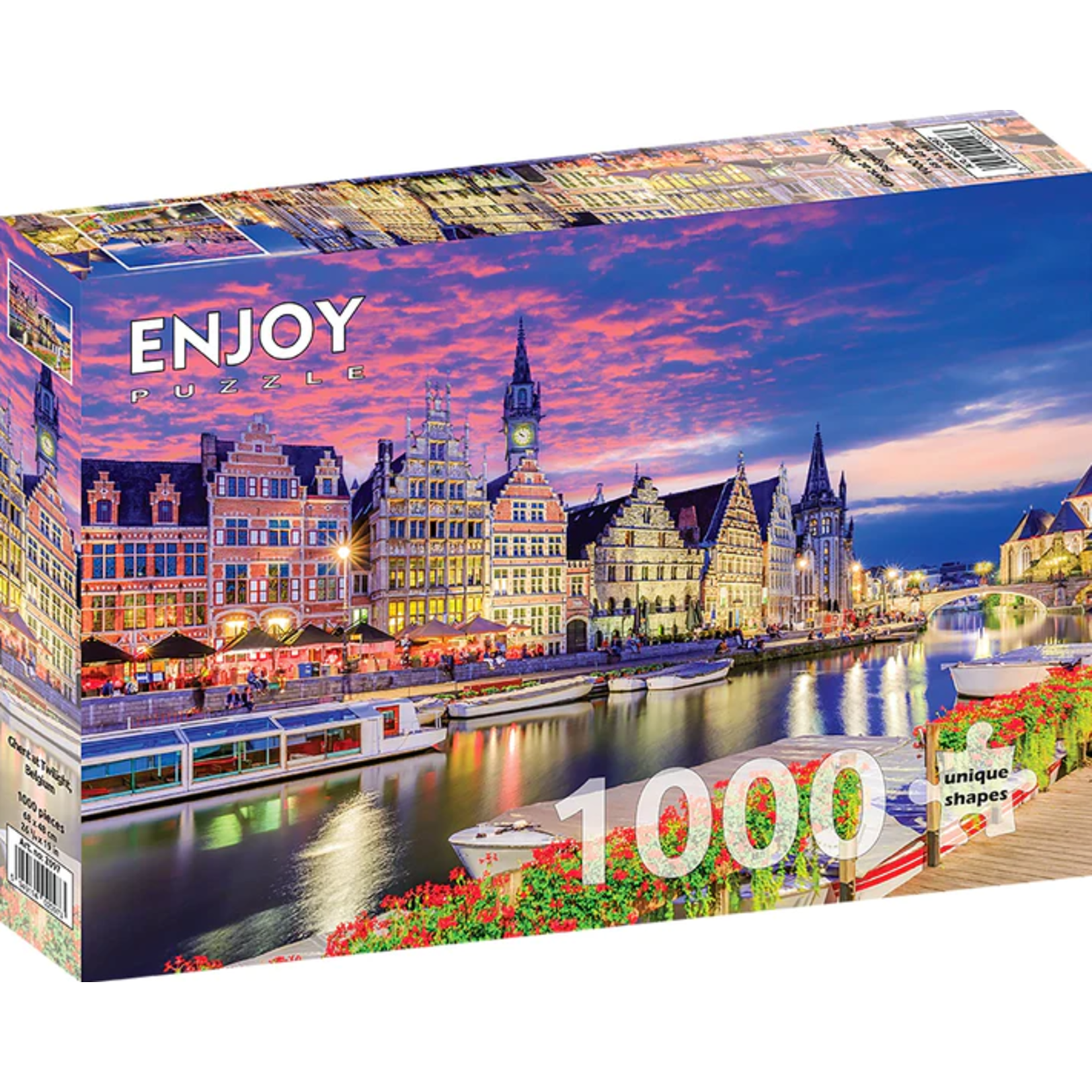 Enjoy Puzzle Enjoy Ghent at Twilight