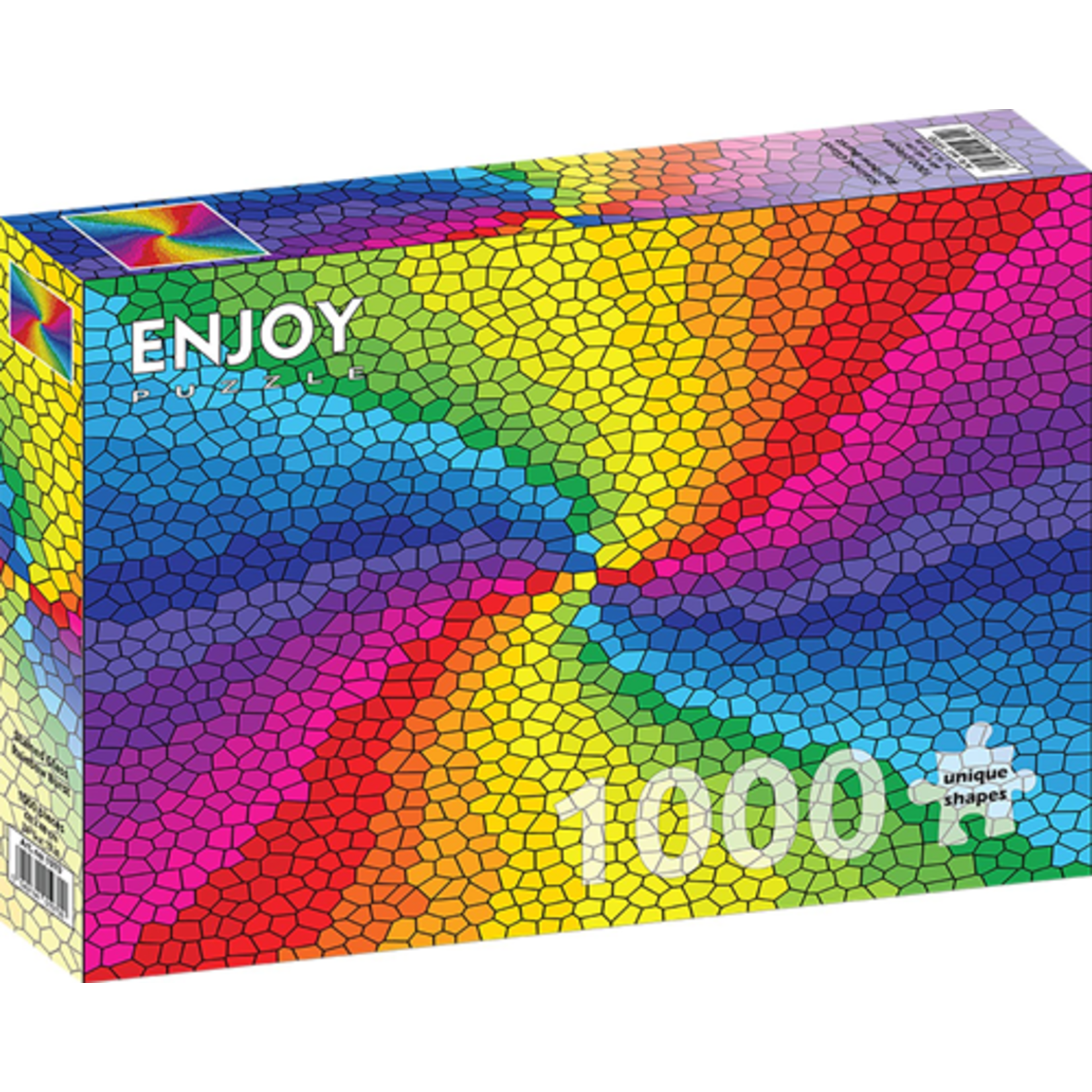 Enjoy Puzzle Enjoy Stained Glass Rainbow Burst (1000)