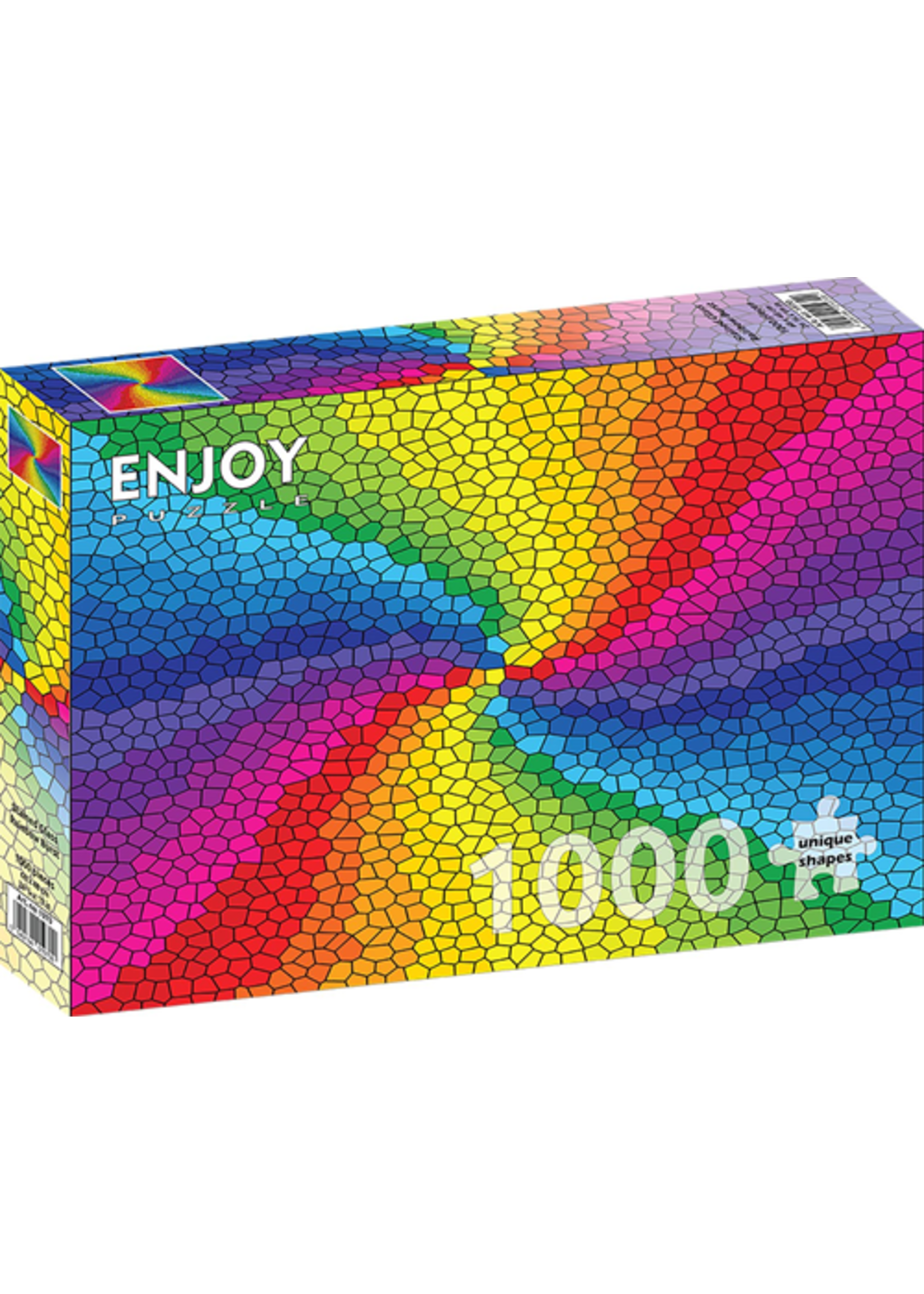 Enjoy Puzzle Enjoy Stained Glass Rainbow Burst (1000)