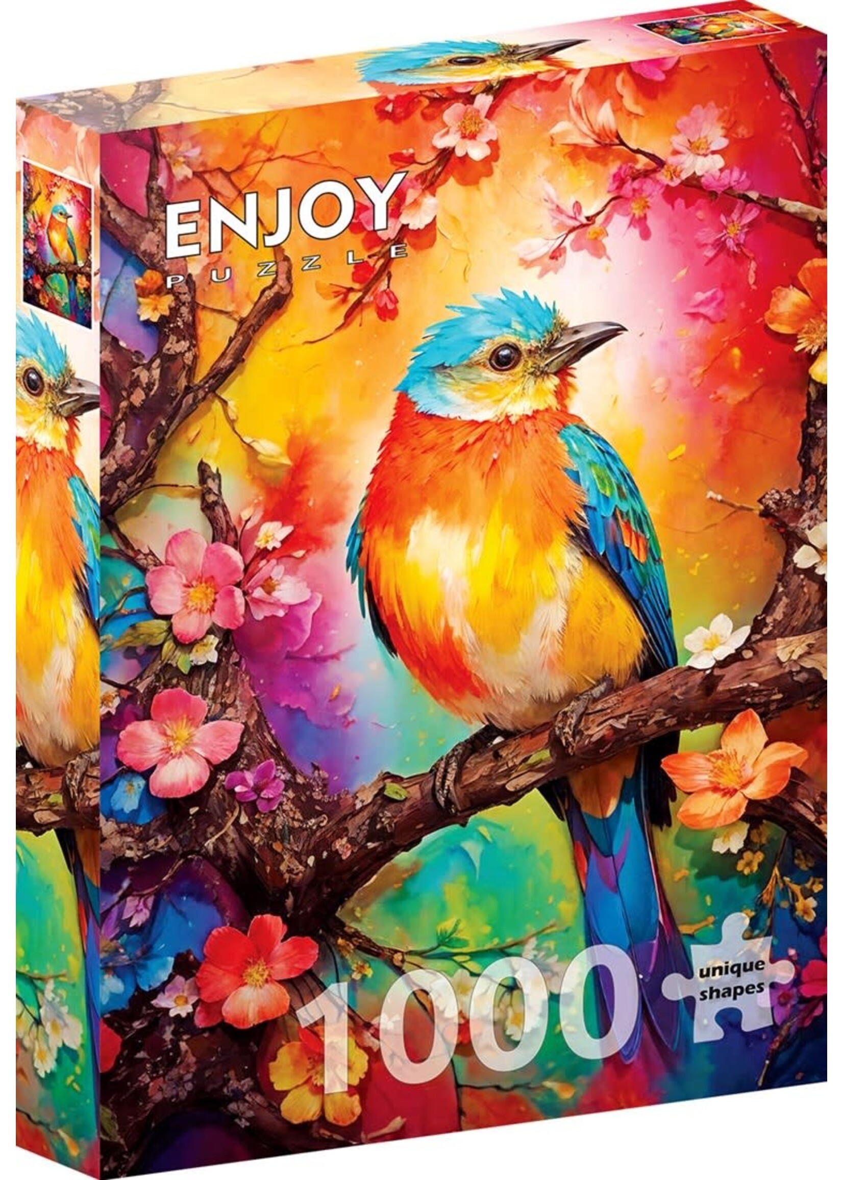 Enjoy Puzzle Enjoy Colorful Birdie (1000)