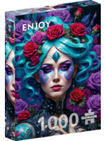 Enjoy Puzzle Enjoy Gothic Flowers Portrait (1000)