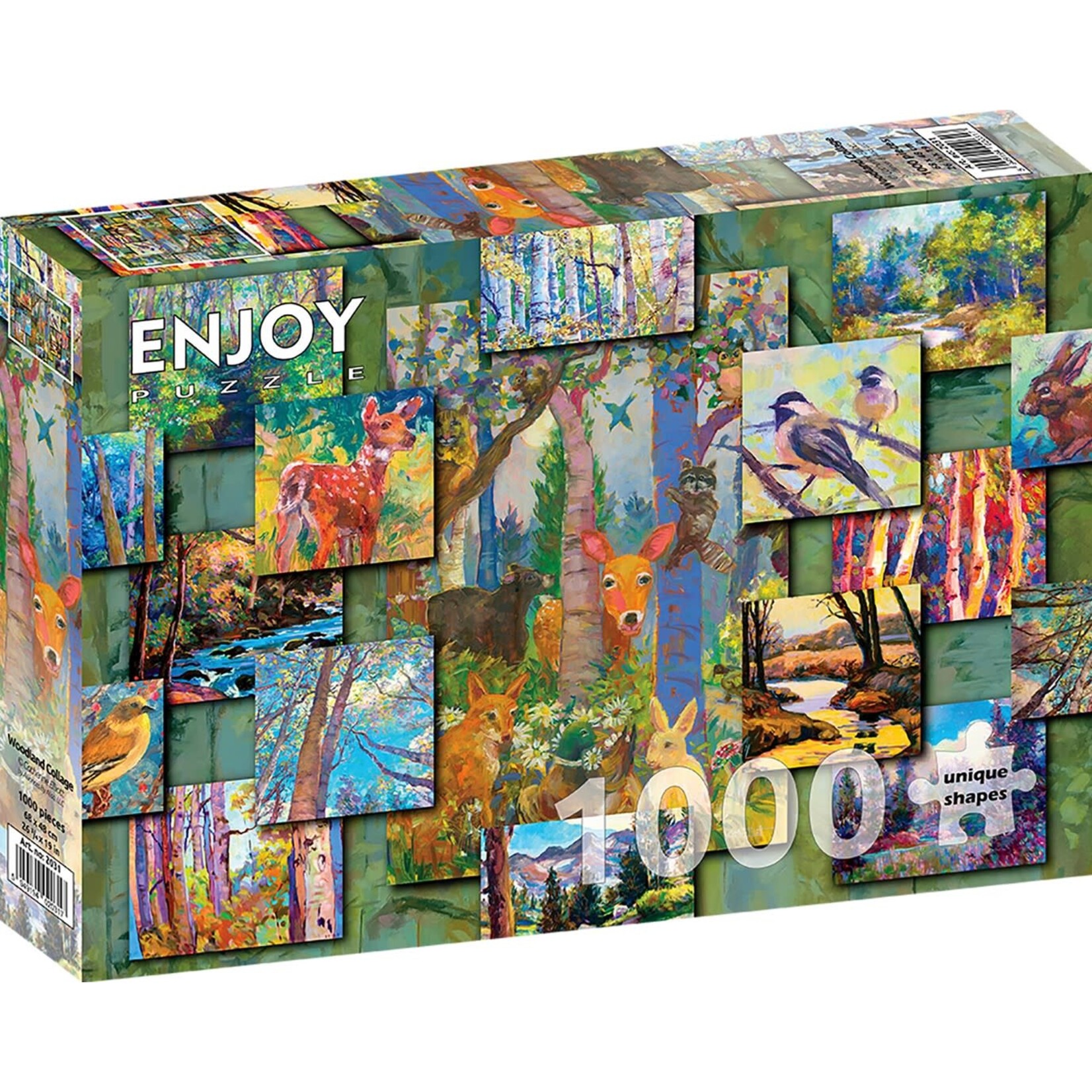 Enjoy Puzzle Enjoy Woodland Collage (1000)