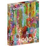 Enjoy Puzzle Enjoy Floral Curtain (1000)