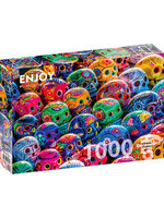 Enjoy Puzzle Enjoy Colorful Skulls (1000)