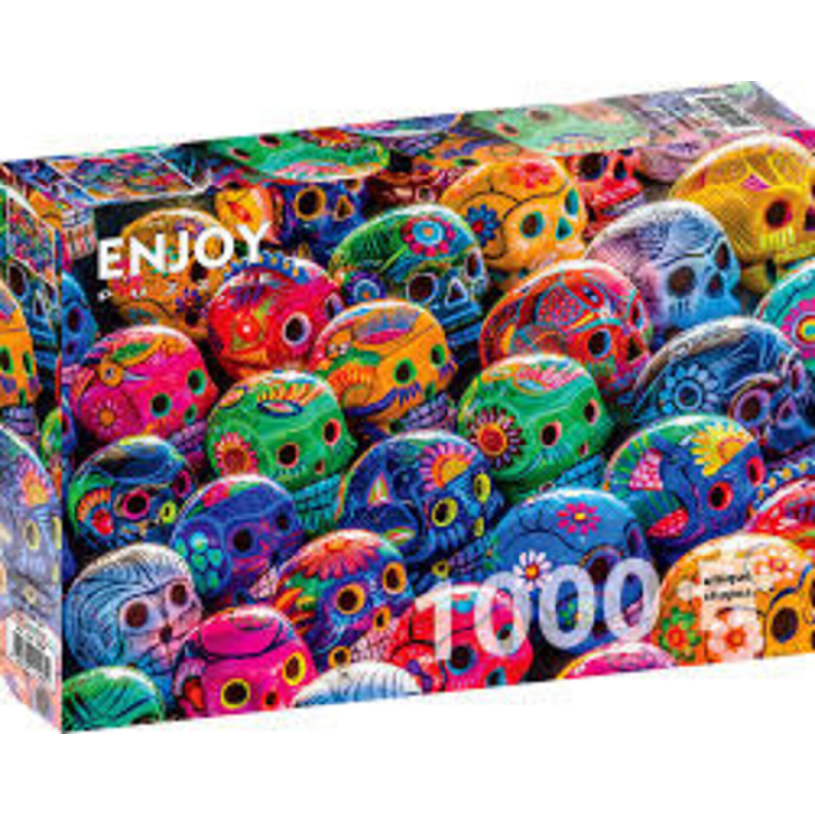 Enjoy Puzzle Enjoy Colorful Skulls (1000)