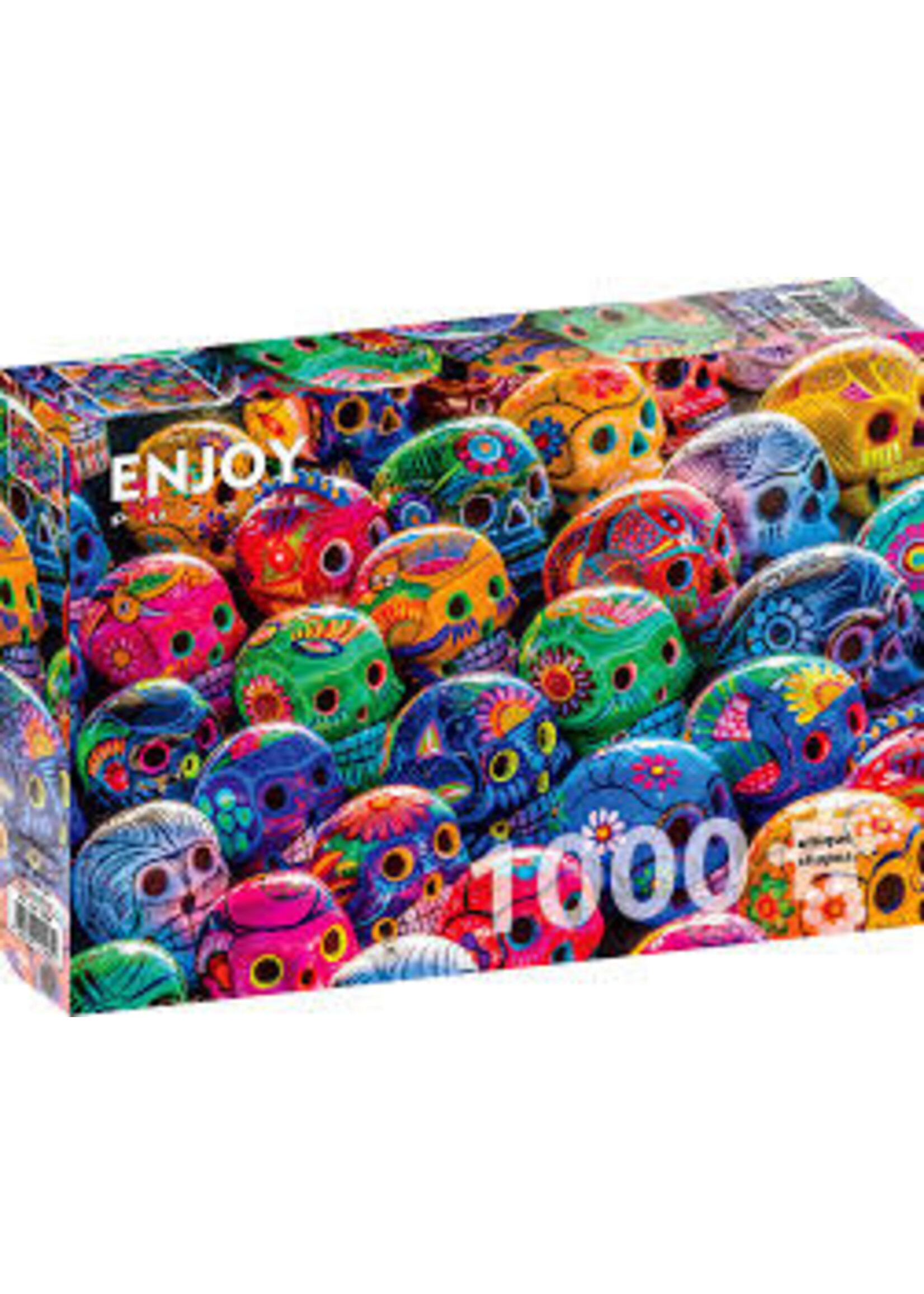 Enjoy Puzzle Enjoy Colorful Skulls (1000)