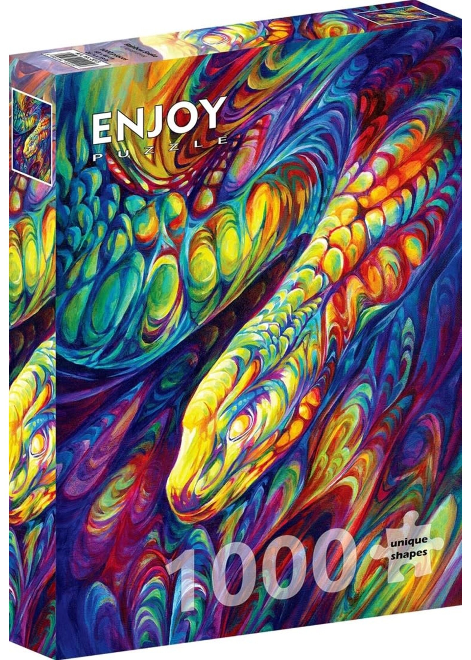 Enjoy Puzzle Enjoy Rainbow Snake (1000)
