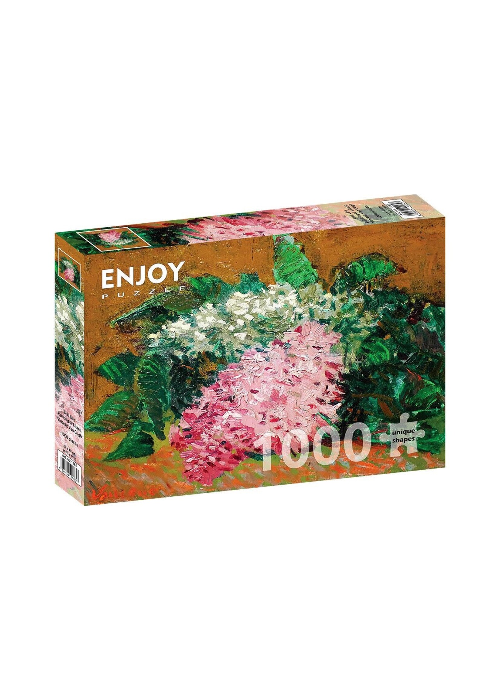 Enjoy Puzzle Enjoy Vincent Van Gogh - Still Life Painting of Lilacs (1000)