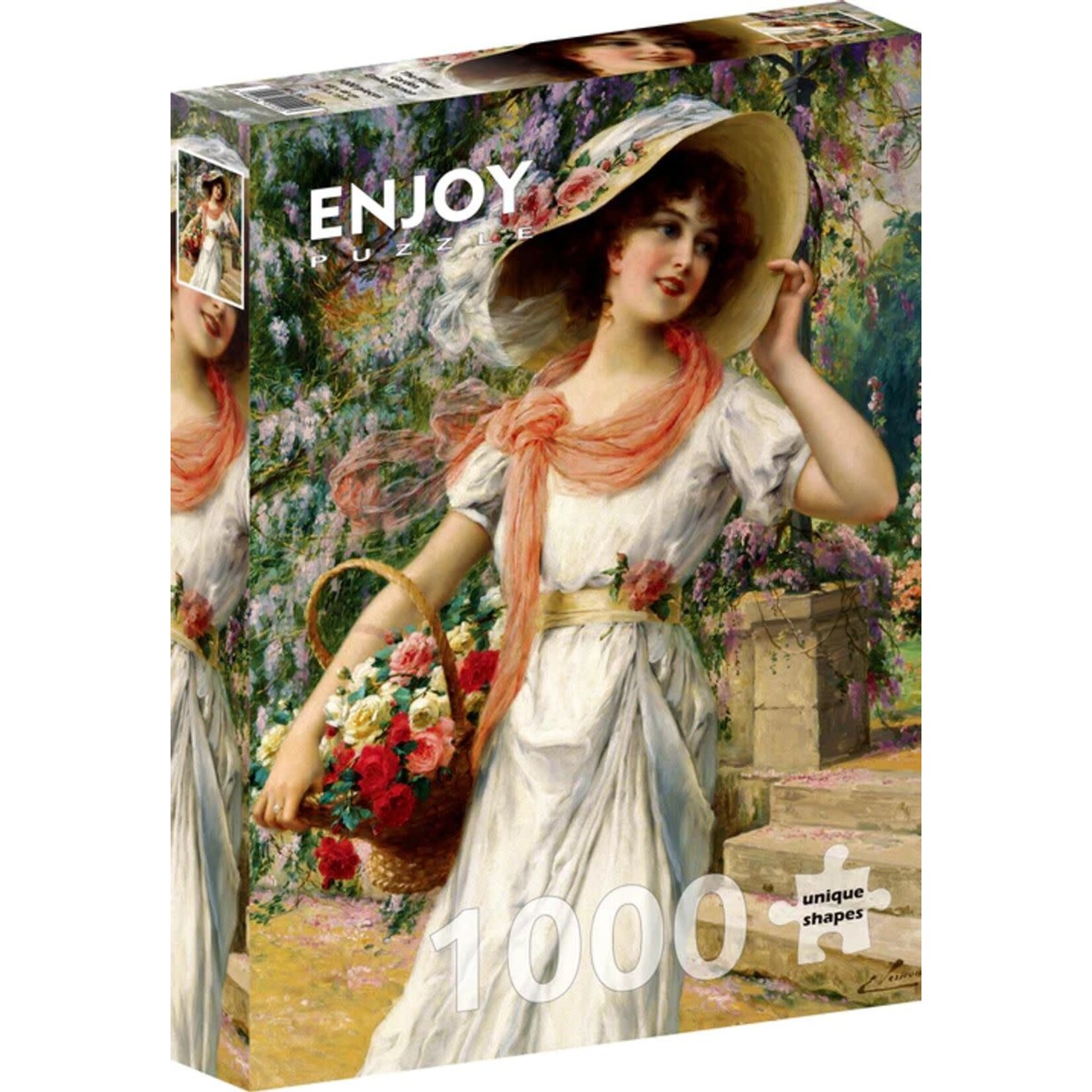 Enjoy Puzzle Enjoy Emile Vernon: The Flower Garden (1000)