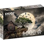 Enjoy Puzzle Enjoy A Log Cabin on a Cliff (1000)