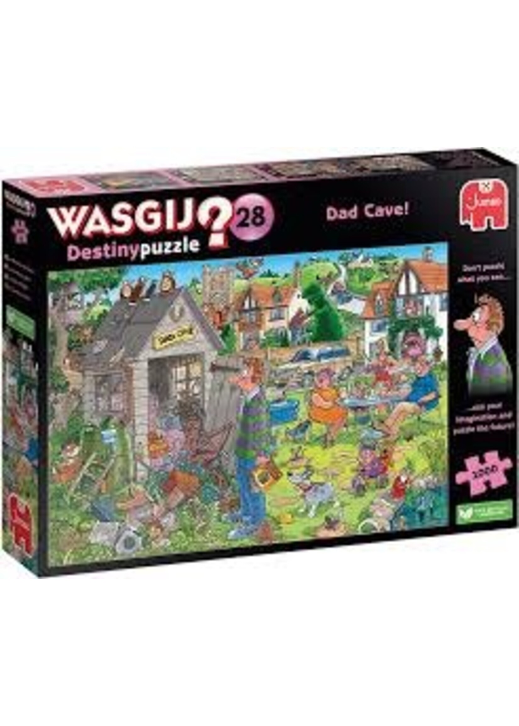 Jumbo WASGIJ Destiny Puzzel 28 Dad Cave (1000 stukjes)