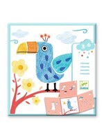 Djeco Djeco, kleuren 3 sjablonen per afbeelding