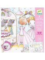 Djeco Djeco kleurplaten prinsessen