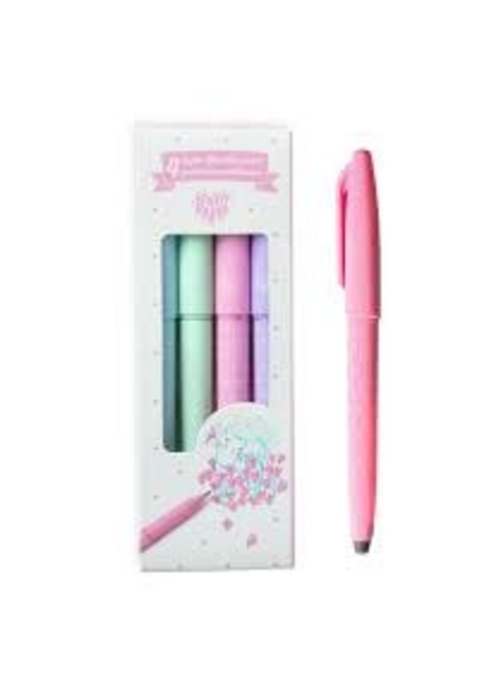 Djeco Djeco Uitgumbare Pennen Set van 4 Pastel (DD03794)