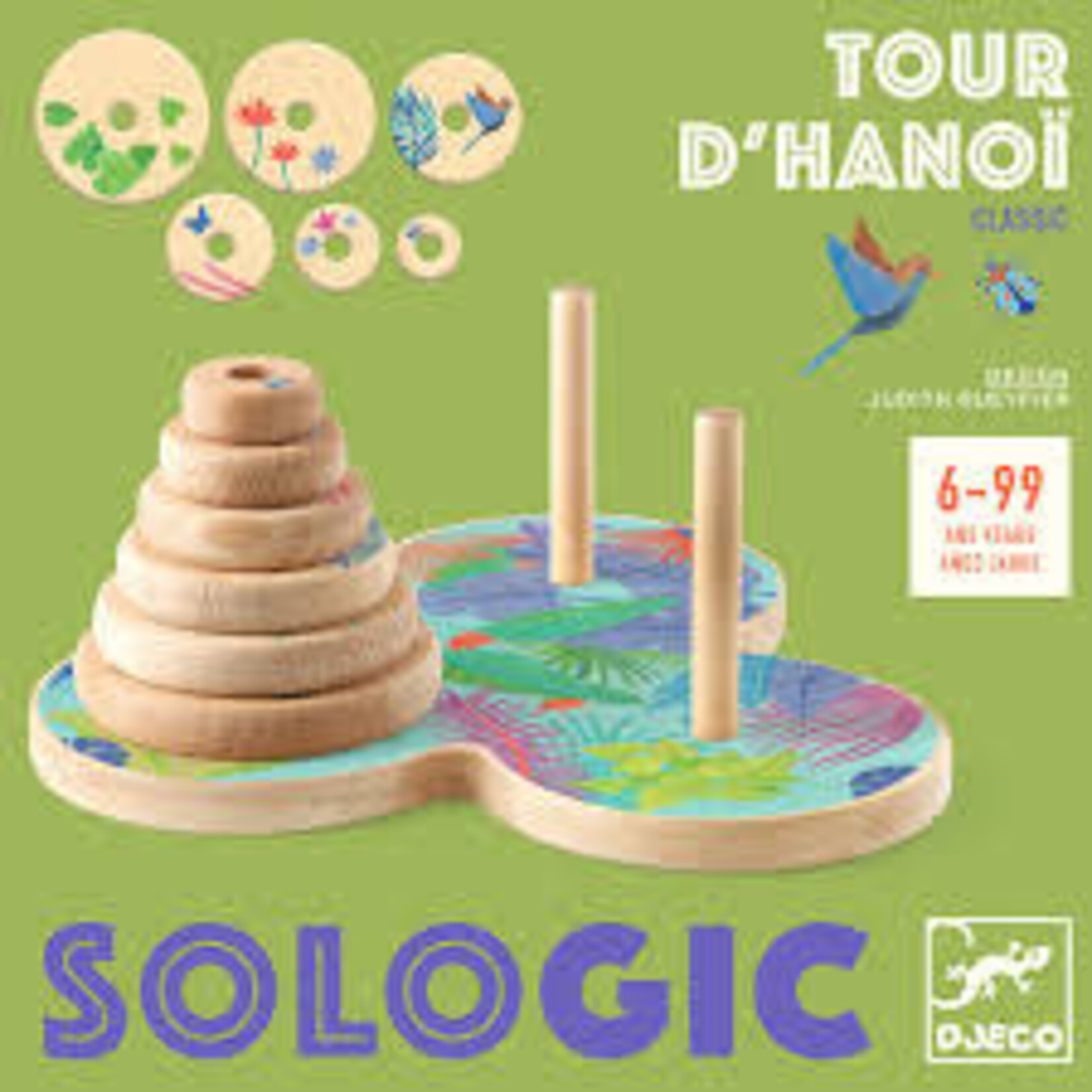 Djeco Djeco  Sologic Toren van Hanoi