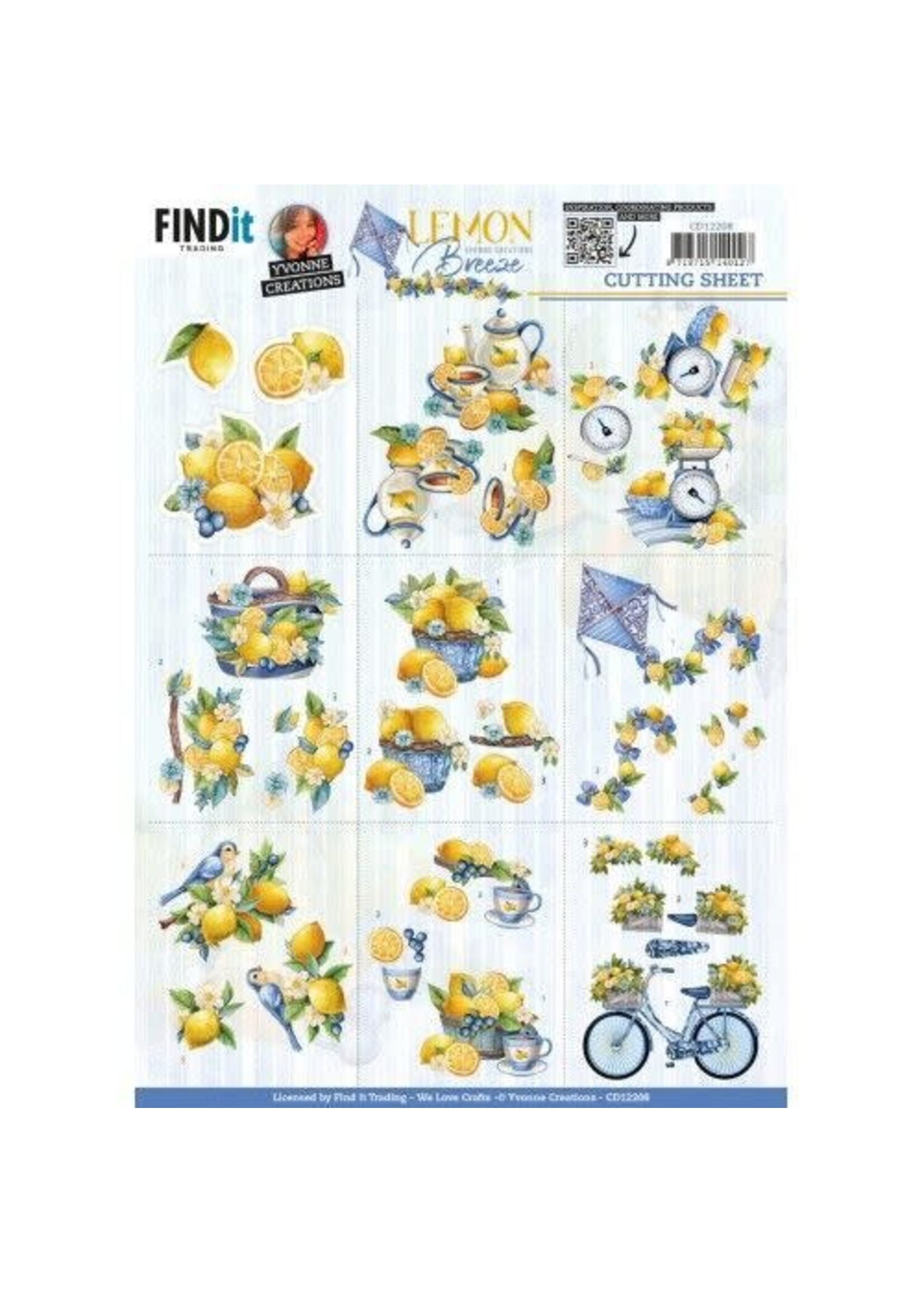 find it Cutting Sheets Yvonne Creations Lemon Breeze mini