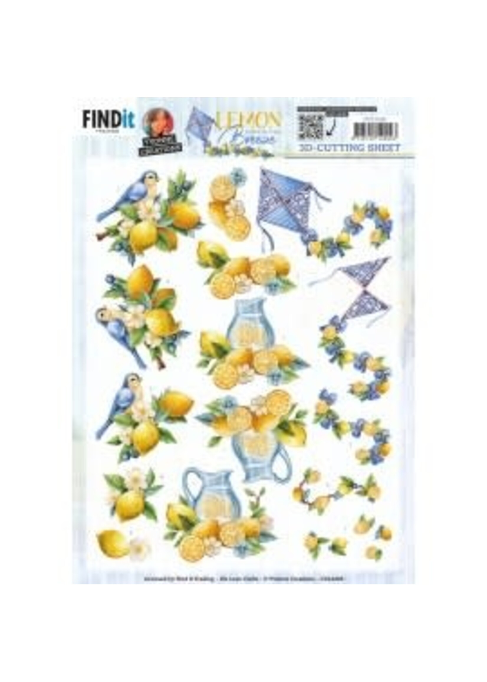 find it 3D cutting Sheets Yvonne Creations Lemon Breeze Lemon Bird