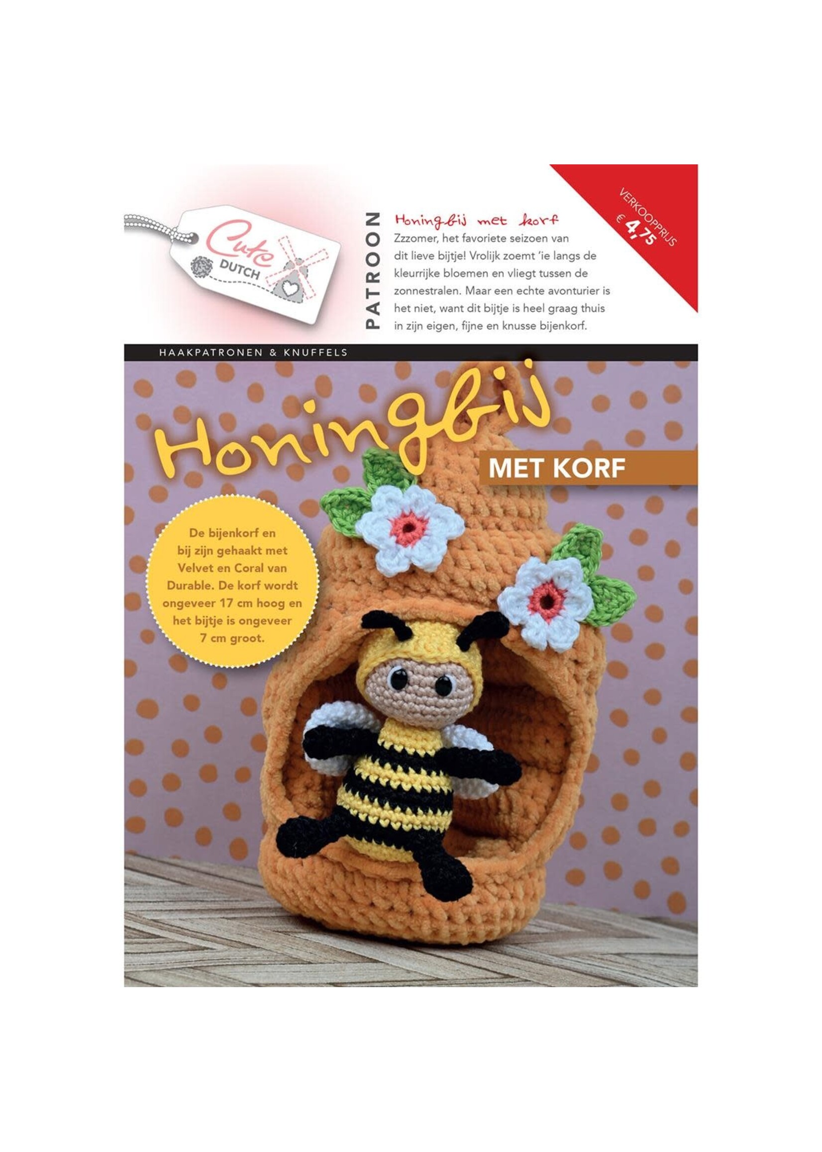 Cute Dutch Cute Dutch Patronen boekje Honingbij met Korf
