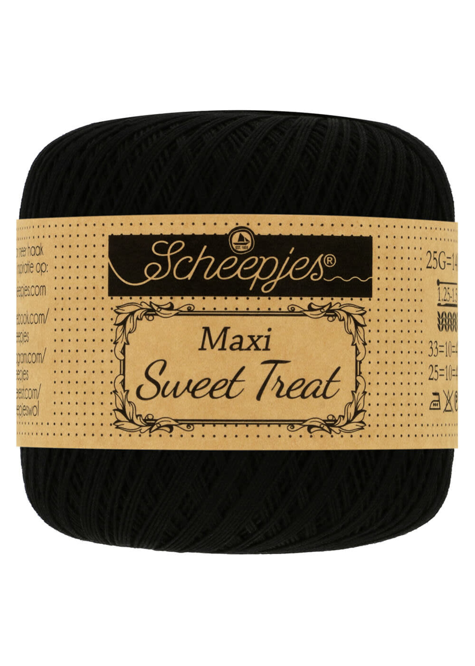 Scheepjes Scheepjes Maxi Sweet Treat 25g - 110 Black