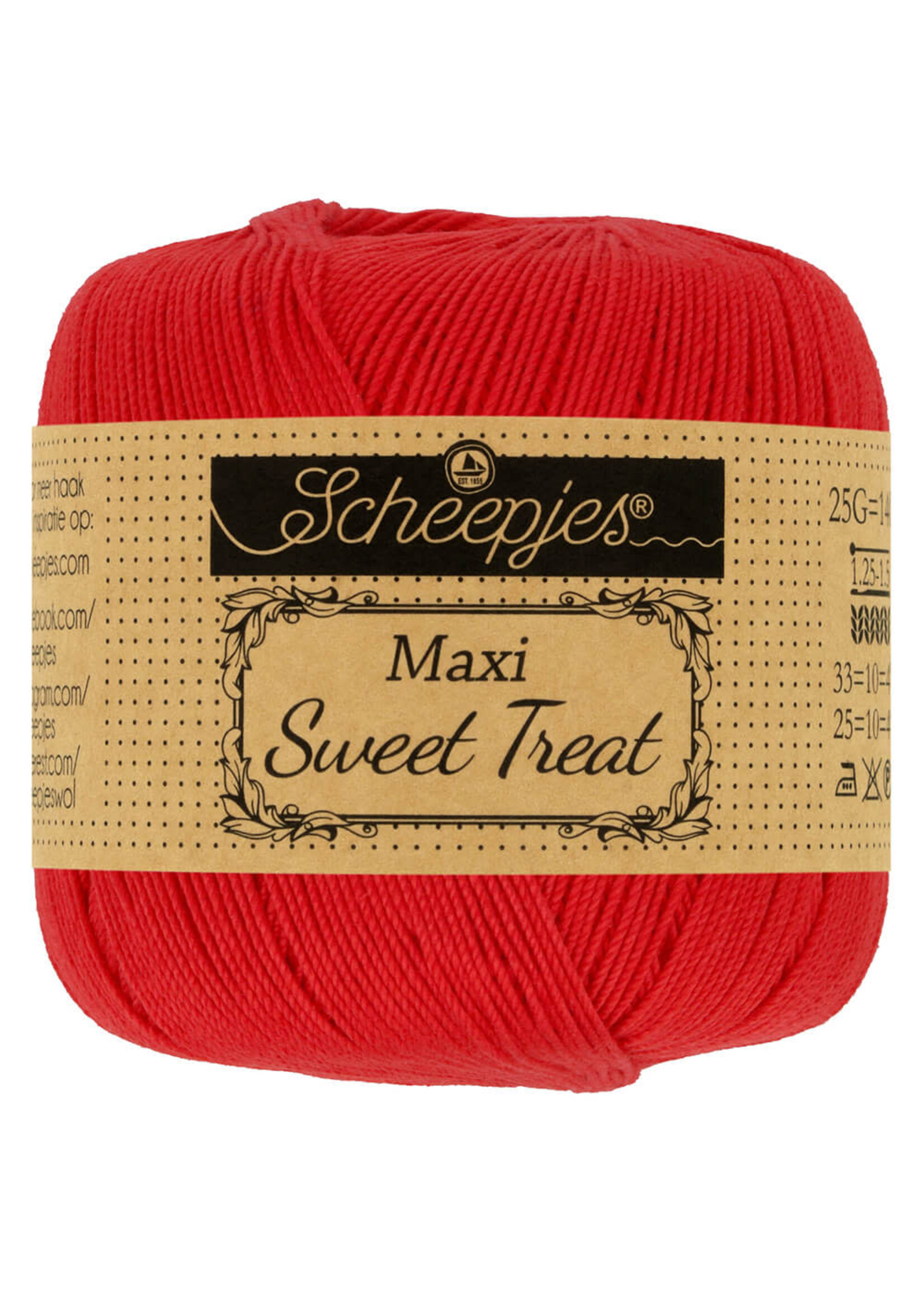 Scheepjes Scheepjes Maxi Sweet Treat 25g - 115 Hot Red