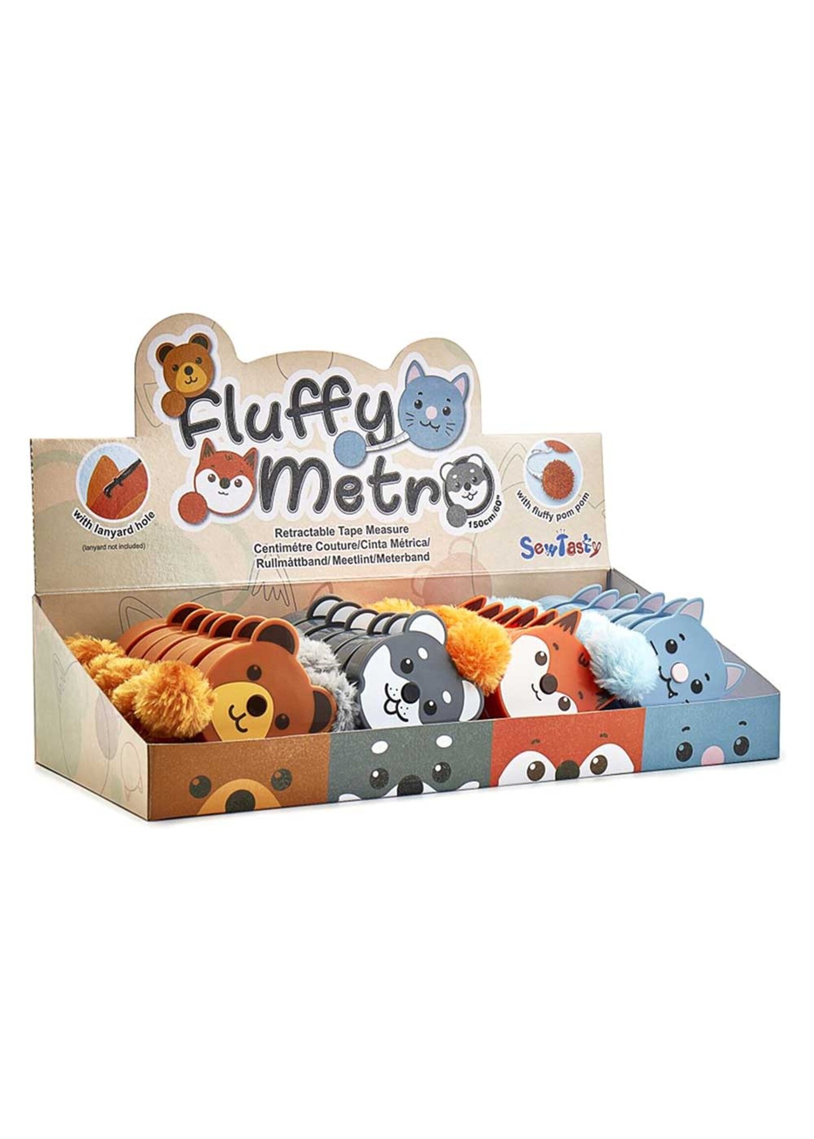 Sew Tasty Sew Tasty Rolcentimeter dieren 150cm