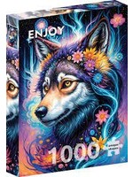 Enjoy Puzzle Enjoy Magical Wolf Portrait (1000)