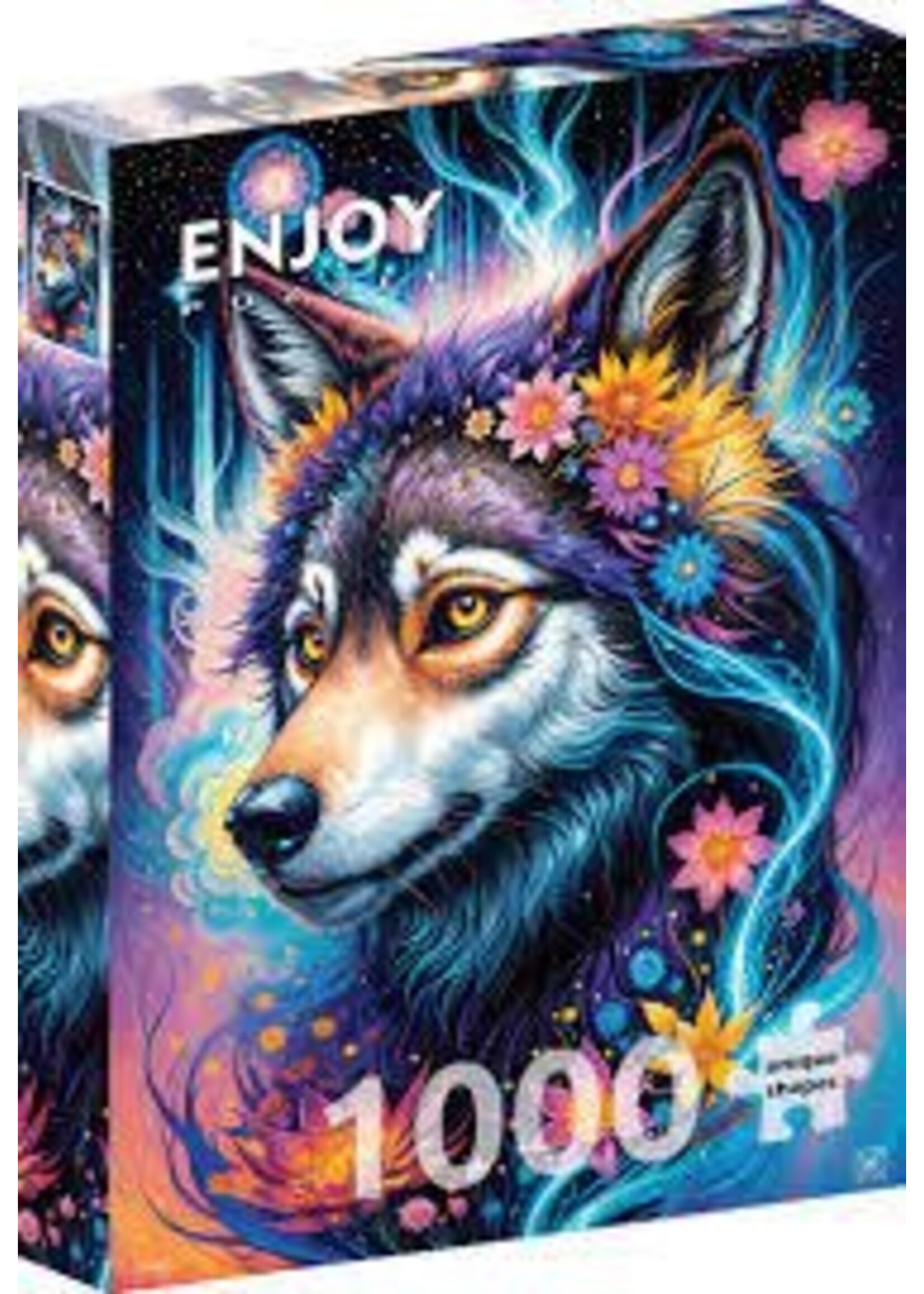 Enjoy Puzzle Enjoy Magical Wolf Portrait (1000)