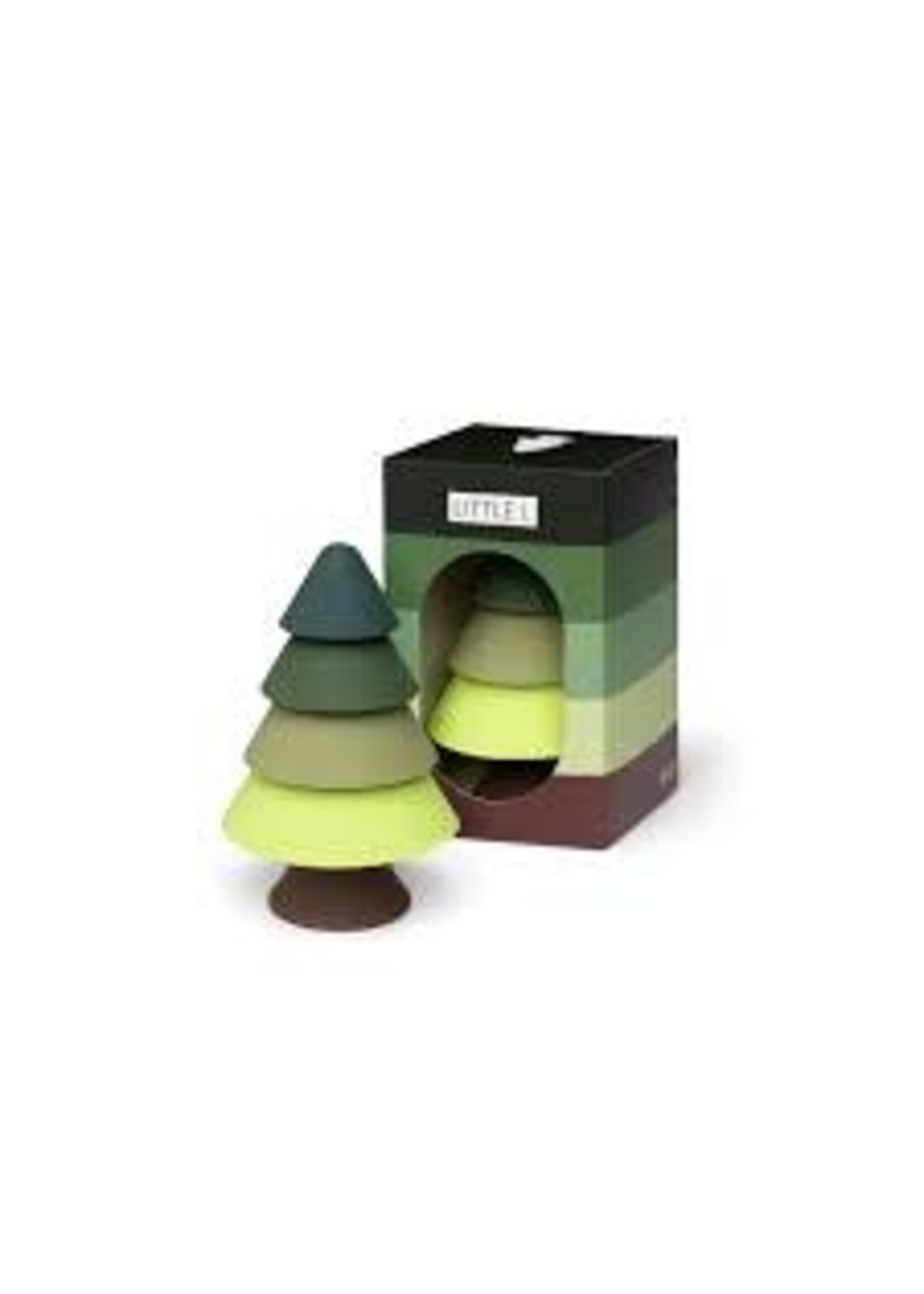 Little L Little L Stapeltoren Denneboom Siliconen Groen