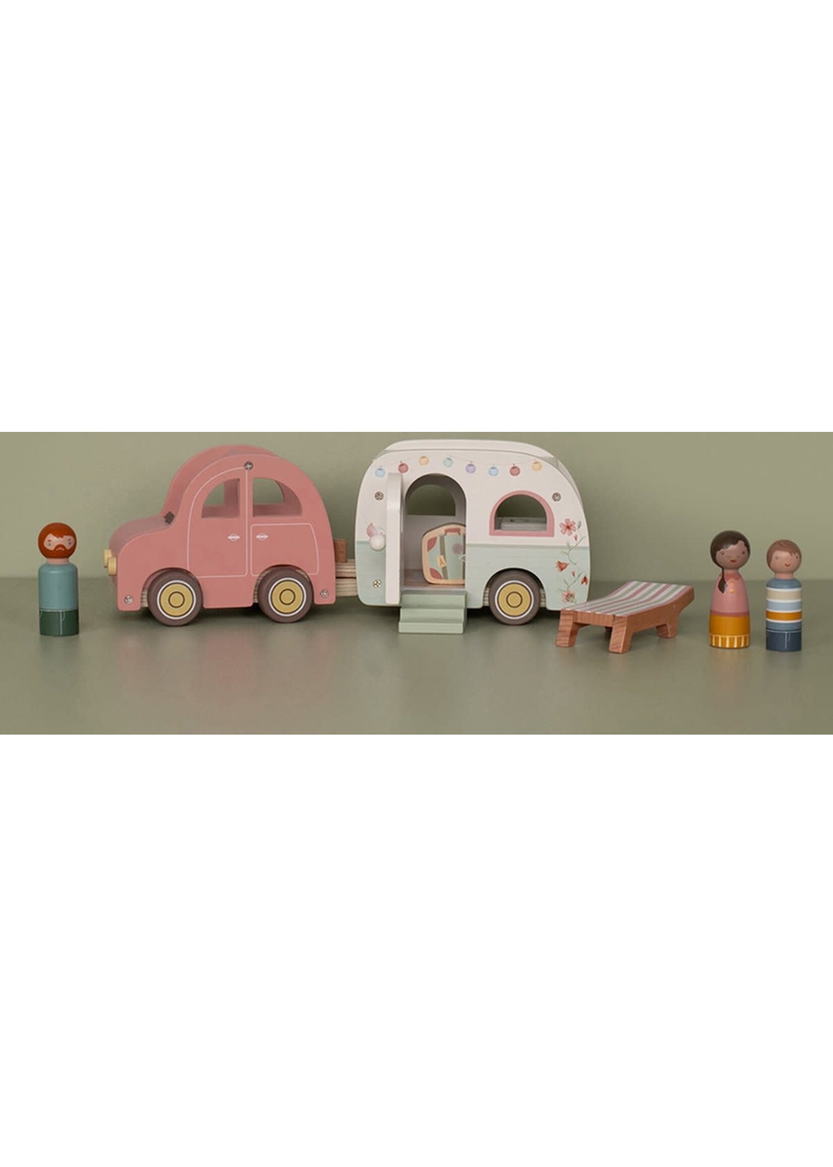 Little Dutch Little Dutch - Auto met Caravan
