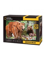 Cubic Fun Cubic Fun National Geographic 3D Puzzel Bruine Beer