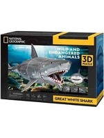 Cubic Fun Cubic Fun National Geographic 3D Puzzel Grote Witte Haai