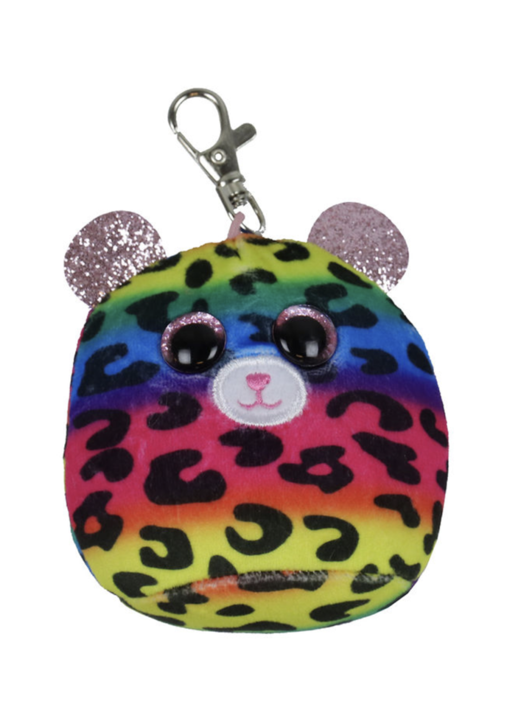 Ty Ty Squish a Boo Clips Dotty Leopard 8cm