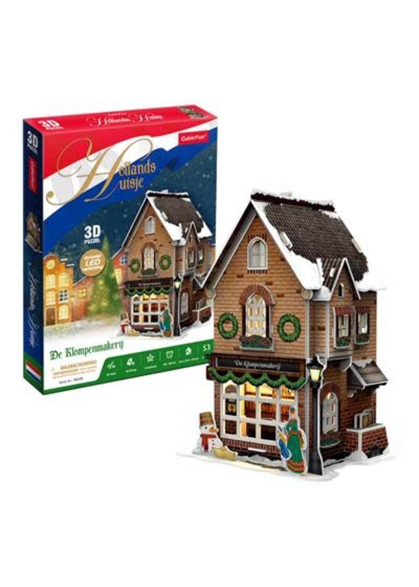Cubic Fun Cubic Fun 3d Puzzel Hollandse Klompenmakerij LED