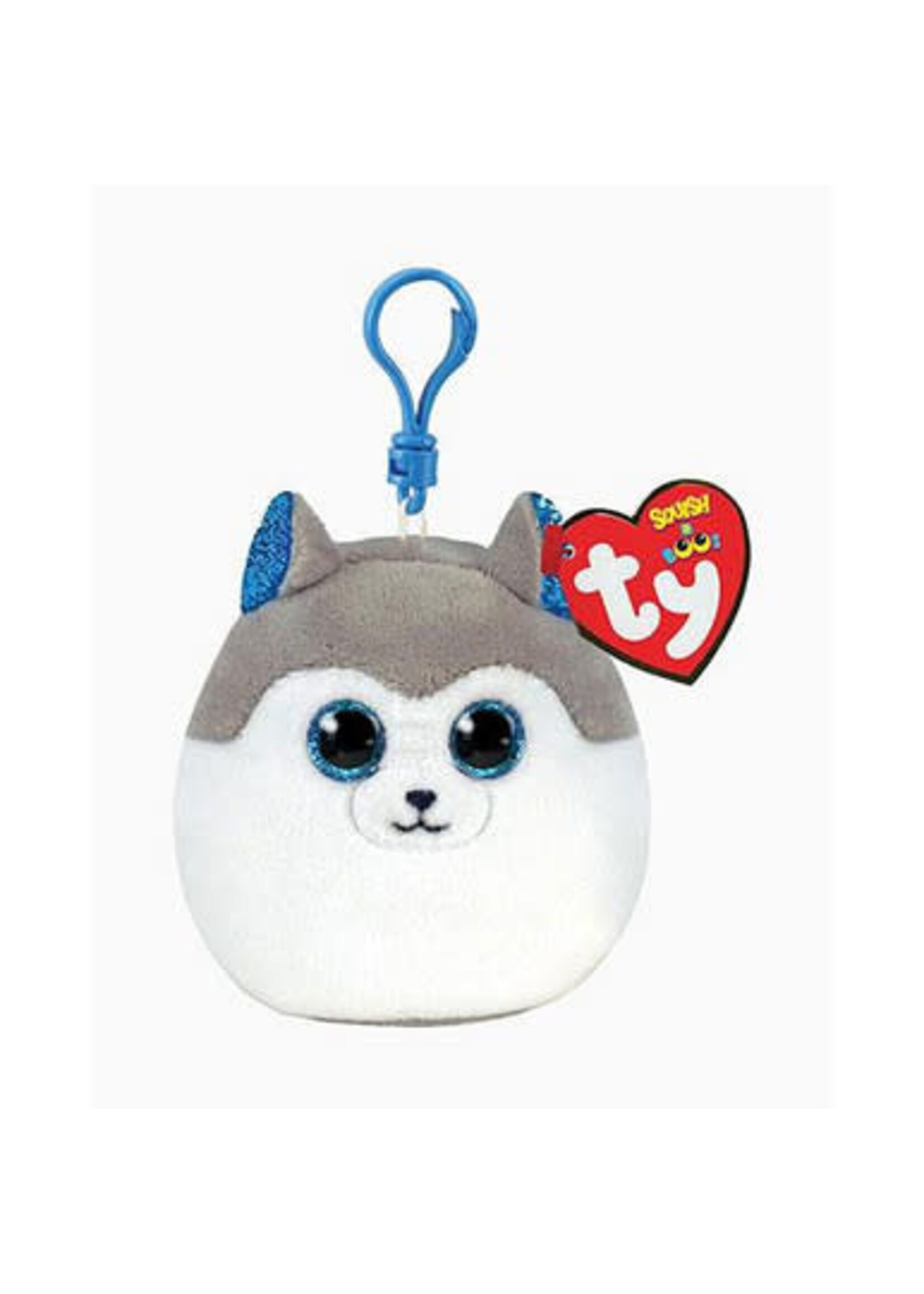 Ty Ty Squish a Boo Clips Slush Husky 8cm