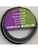 Hobby & crafting Fun Rol Kralendraad Zwart