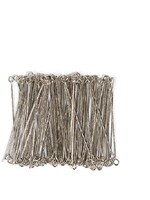 Hobby & crafting Fun Zakje Eyepins 45mm zilverkleurig (100 stuks)