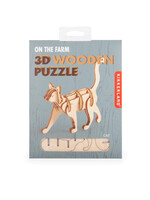 Kikkerland Kikkerland - houten 3D puzzel - Kat
