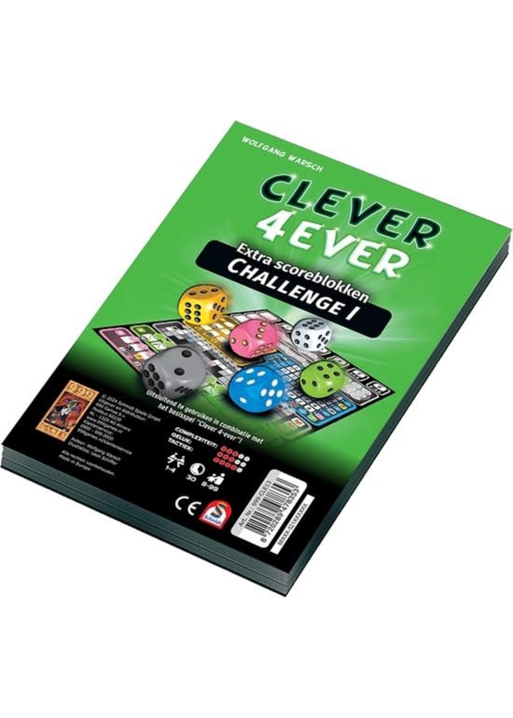 999 Games 999 games Clever 4Ever Extra Scoreblokken Challenge 1