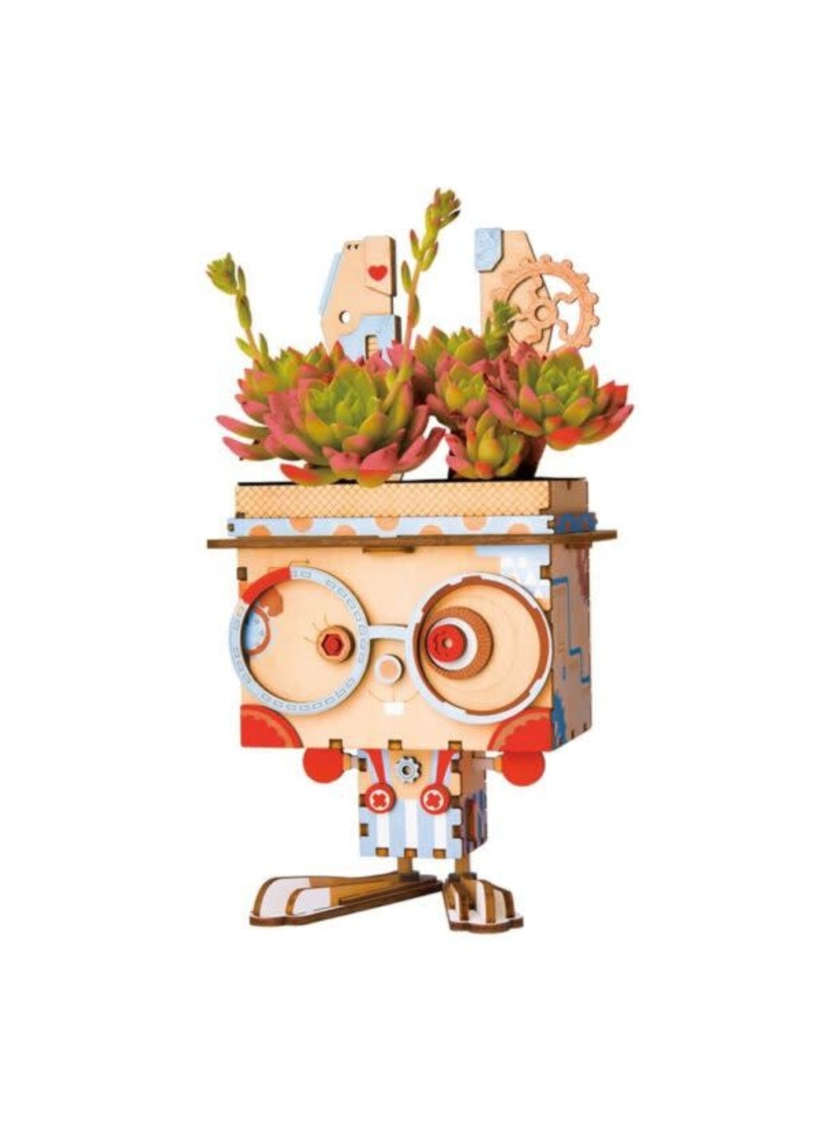 Robotime Robotime DIY Flowerpot Konijn/ Bunny  12×8,5x22cm