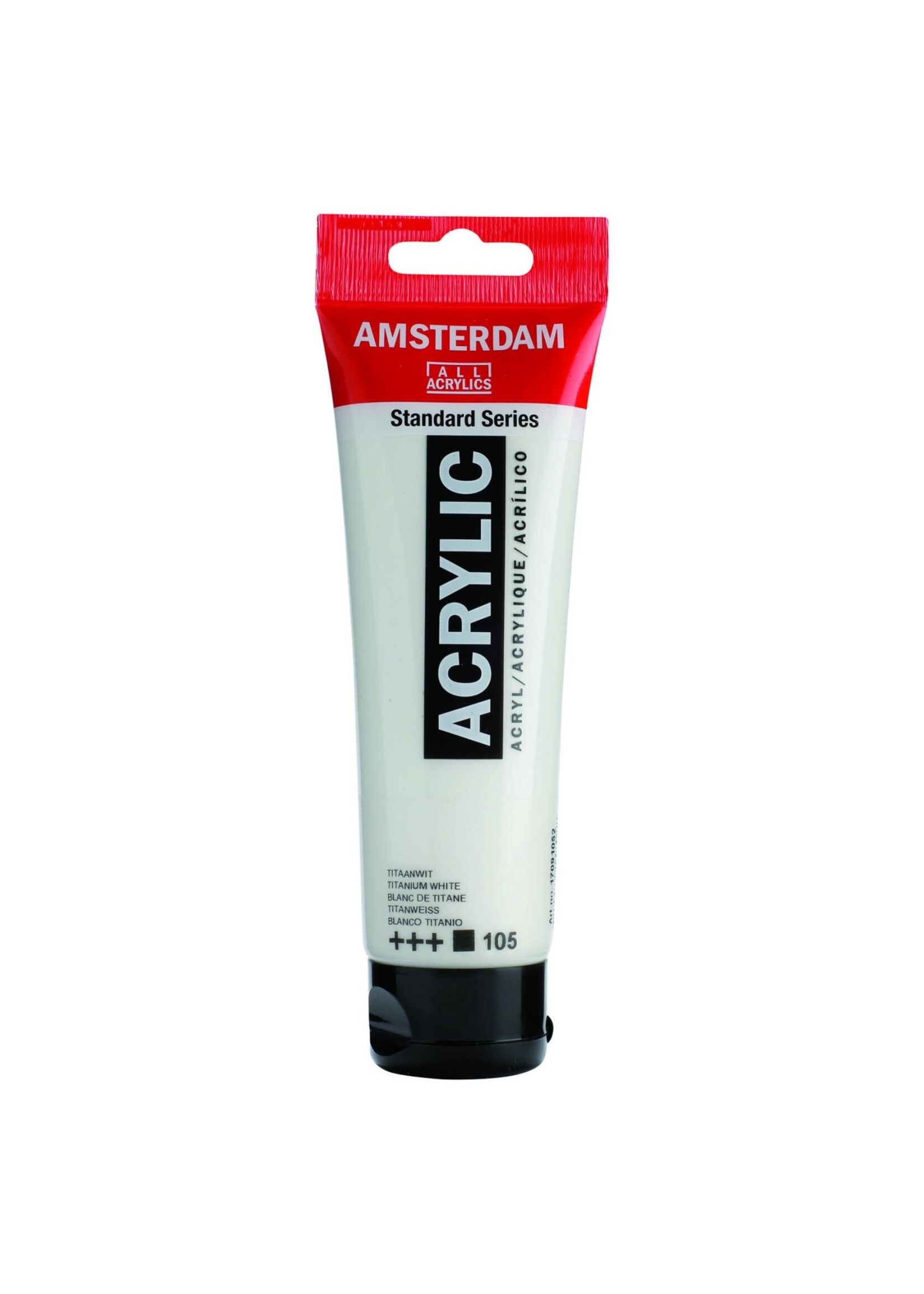 Talens Amsterdam Amsterdam Standard Series Acrylverf Tube 120 ml Titaanwit 105