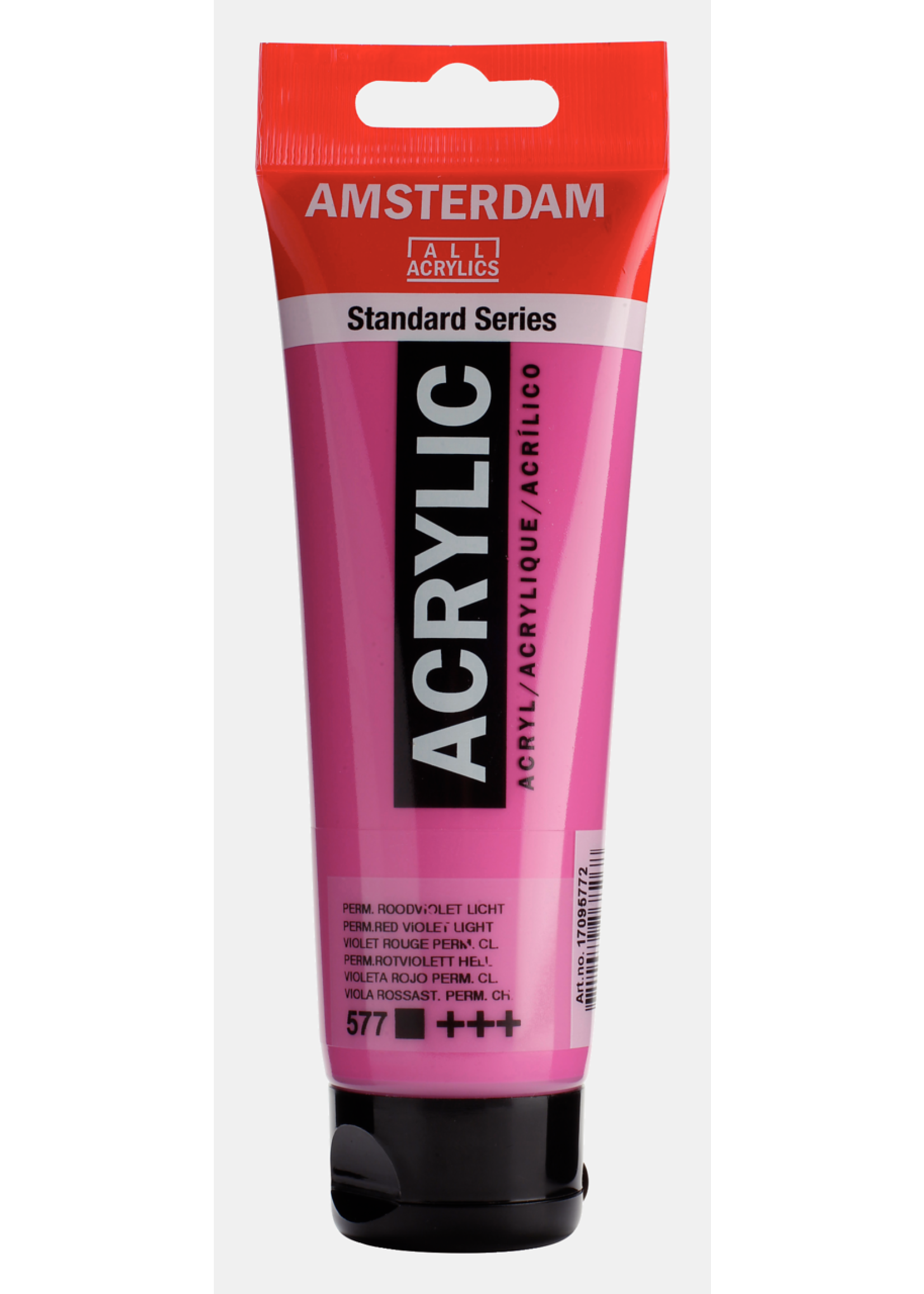 Talens Amsterdam Amsterdam Standard Series Acrylverf Tube 120 ml Permanentroodviolet Licht 577