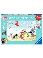Ravensburger Ravensburger Puzzel Woezel & Pip Zomer en Winter (2x24 stukjes)