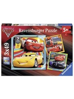 Ravensburger Ravensburger Puzzel Cars Legendes van de Baan (3x49 stukjes)