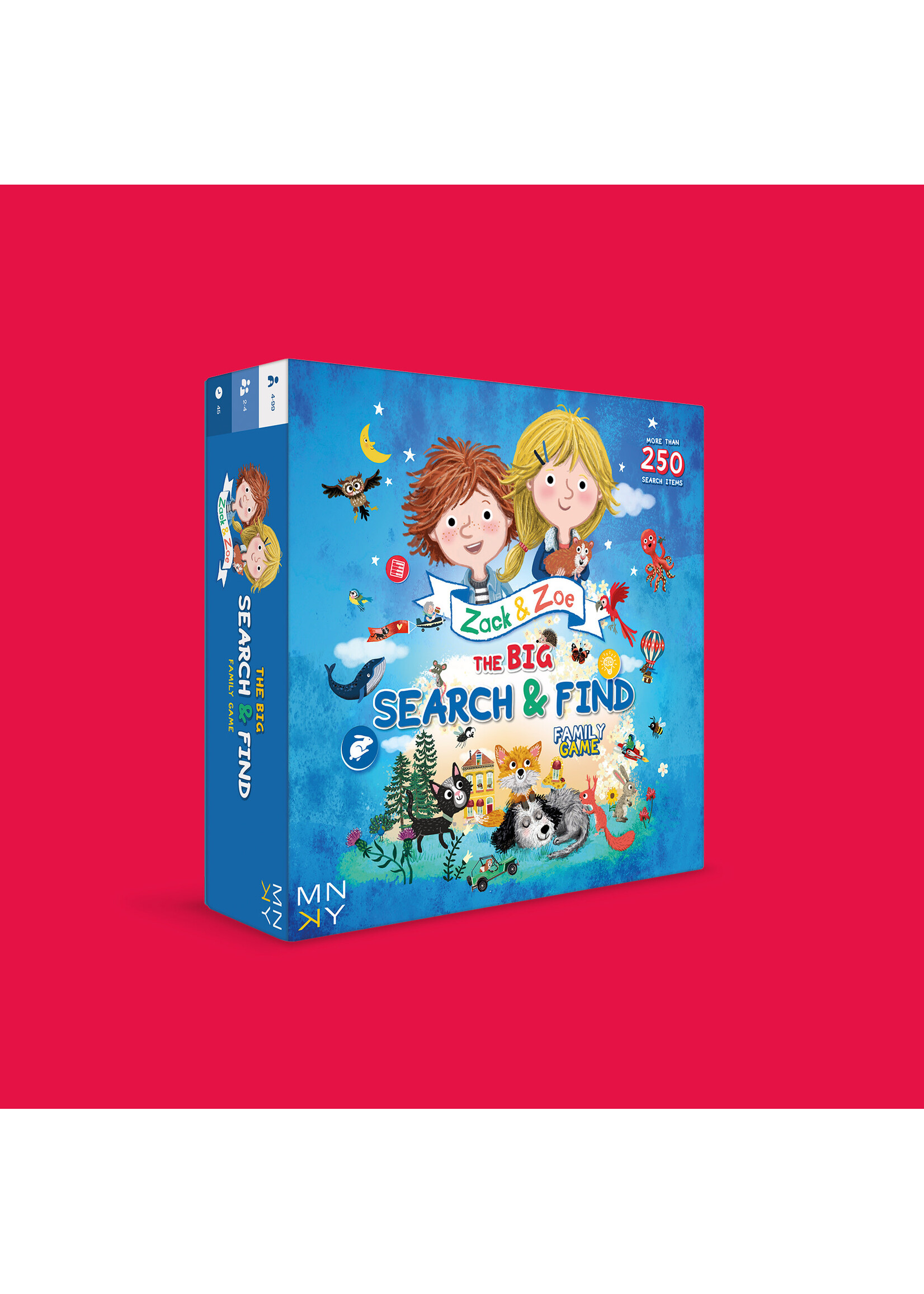 MNKY MNKY Cas & Cato Het Grote Zoek & Vind Familiespel