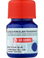 Talens Talens Art Creation Glass & Porcelain Transparant Fles 30 ml Koninklijk Blauw 5013