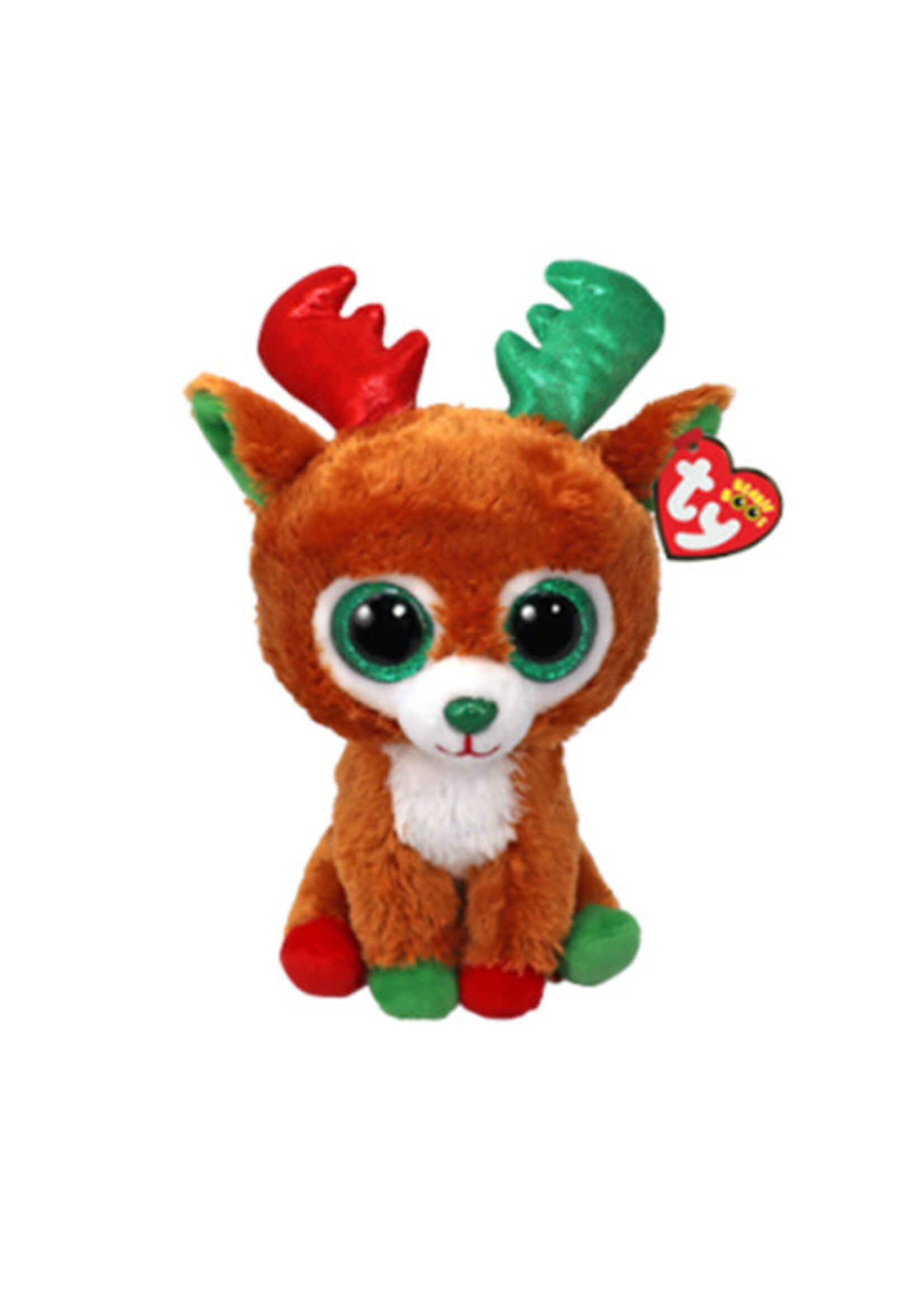 Ty Ty Beanie Boo's Christmas Tinseltoes Reindeer 15cm