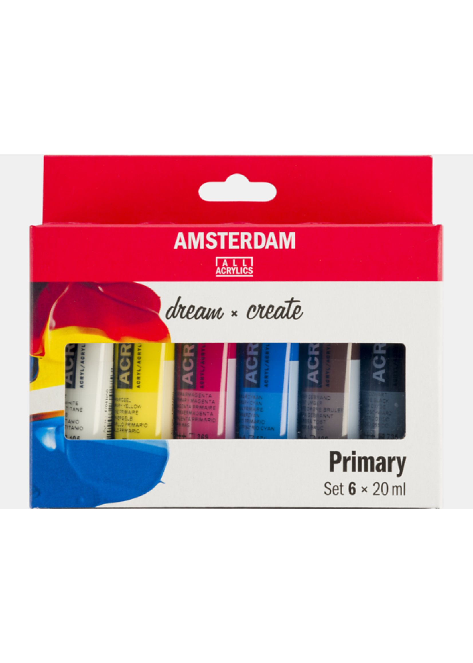 Talens Amsterdam Amsterdam Standard Series acrylverf primaire set | 6 × 20 ml 