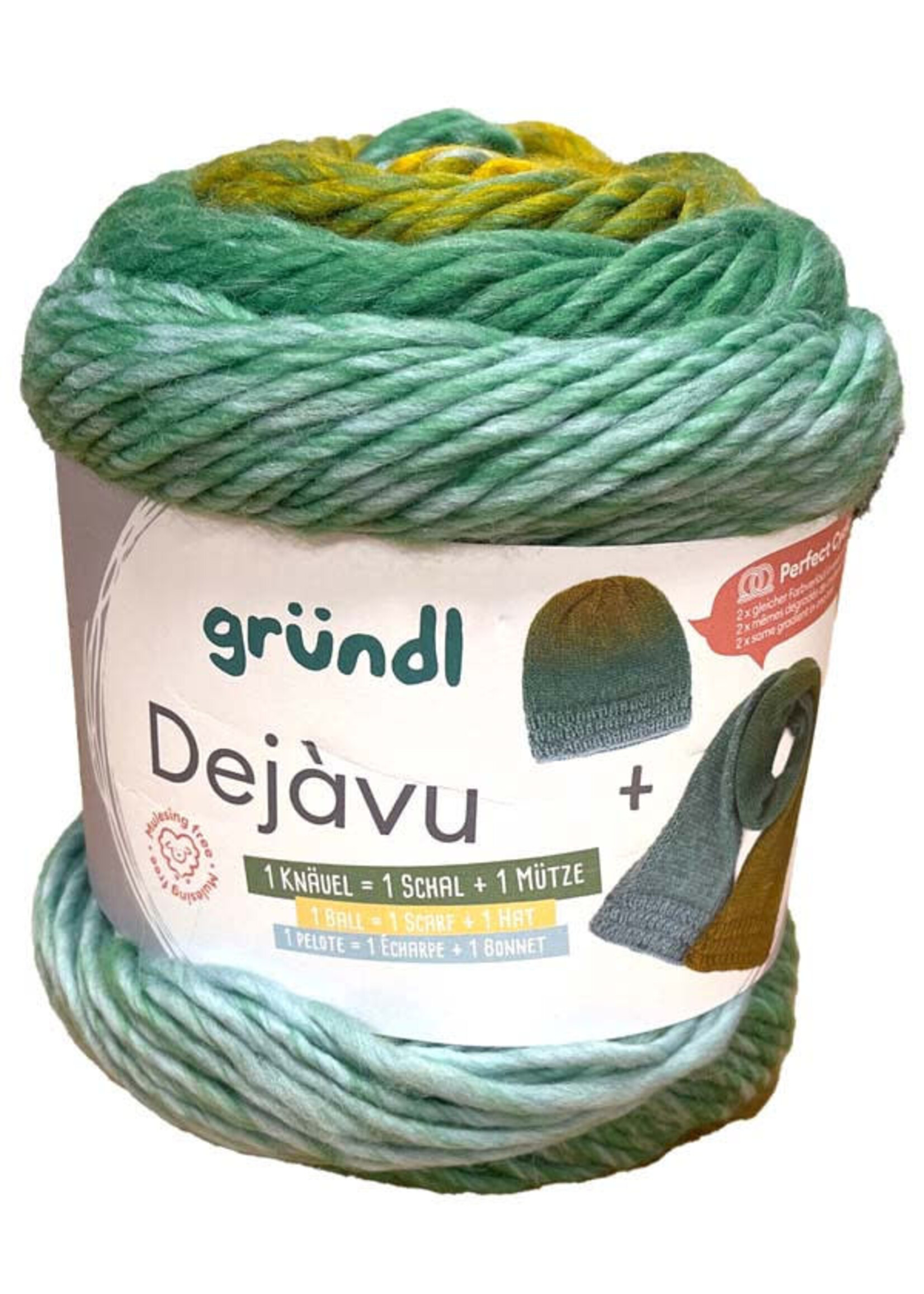 Grundl Grundl Dejavu groen/oker (330 gram)